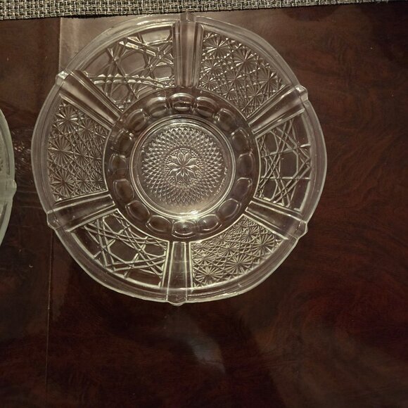 clear vintage dessert bowl - Picture 2 of 3